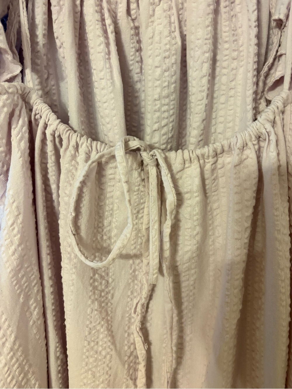 Free People Tamara Lilac Open Back Seersucker Midi/Maxi Dress - Picture 8 of 16